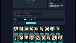 How to automatically slice bitmap font sheets for game development.