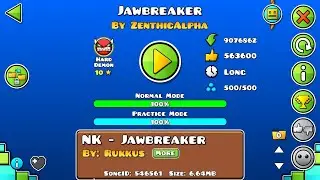 Прошёл Jawbreaker в geometry dash