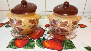 КАК ПРИГОТОВИТЬ ВКУСНЫЙ КАРТОФЕЛЬ В ГОРШОЧКЕ С МЯСОМ И ГРИБАМИ.