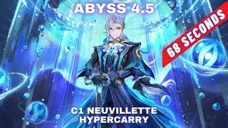 Abyss 4.5 C1 Neuvillette Hypercarry Top Half 68s