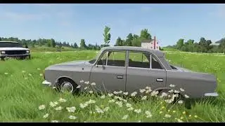 Краш-тест Москвича за 17 тысяч рублей - BeamNG Drive.