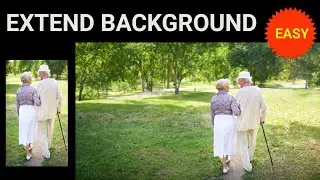 Generative Ai. How to extend any background in photoshop using NEW AI Generative Fill