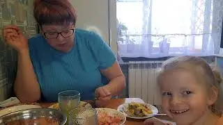Мамочка приехала с деликатесами/ Креветки и Лангустины/ Мукбанг /