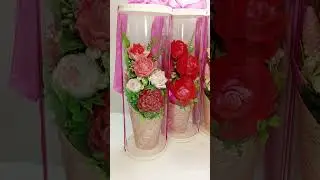Букет из мыльных роз в колбе!