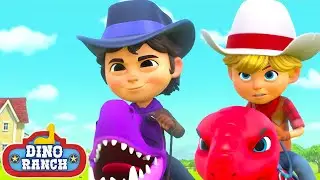 Intense Competition! | Dino Ranch