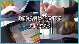 ORGANISIERTER JOB - ALLTAG 🤓 // Wie gehe ich vor? // planen📝, arbeiten👩🏻‍💻, Schule📚,..