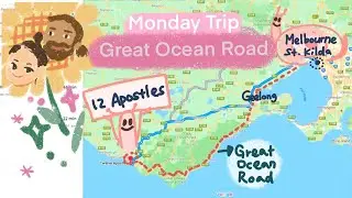 월요일에 한가한 커플의 Monday Trip/ Great Ocean Road, The 12 Apostles