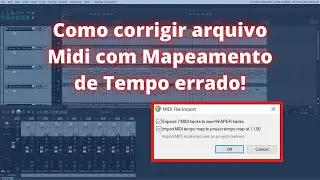 Corrigir BPM ao importar arquivo Midi no Reaper