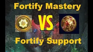 Fortify Mastery vs Fortify Support [Path of exile 3.16]