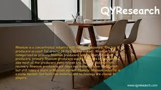 Global Rhenium market will reach 189.93 million US$ by the end of 2026