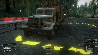 SnowRunner. Прохождение.  Карта - Highway Haulin. КрАЗ 257.