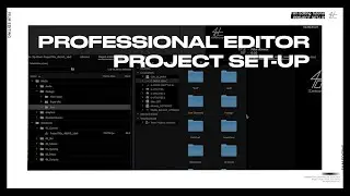 How To Set-Up Your Project in Premiere Pro or any software! (Free Project Template)