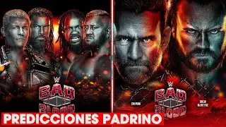 WWE BAD BLOOD 2024 PREDICCIONES PADRINO 🩸