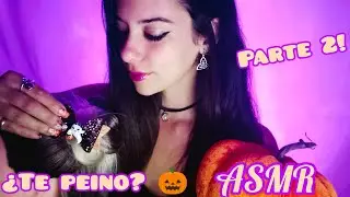 〰️ ASMR 〰️🌛Parte 2: Tu AMIGA te hace un PEINADO para HALLOWEEN 🎃 ROLEPLAY 🌜