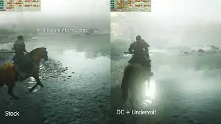 Comparison stock and overclocking, i7-14700KF + RTX 4070Ti | Ghost of Tsushima