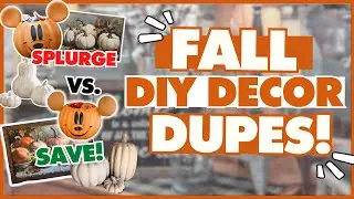 NEW Fall Home Decor DIYs 🍁 Get the high-end look for less with these FALL DUPE DIYS! 🤯