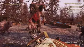 Fallout 76 Sheepsquatch attack