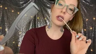 ASMR Camera Attention - Pressing, Tapping, Combing
