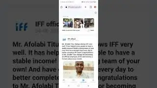 How to join IFF-Scent and Invest in a package.