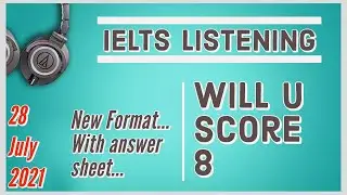 IELTS Listening Practice test 2021 with answers