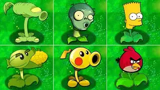 Plants vs Zombies Mod | Zombotany - 100% All REPEATER Plants VS All ZomBotany 2