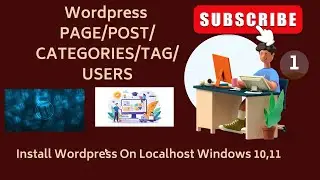 How to install wordpress on localhost and describe page post users #freshers part-2