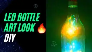 Illuminate Your Creativity: DIY LED Bottle #lightamberlynn reid becky
