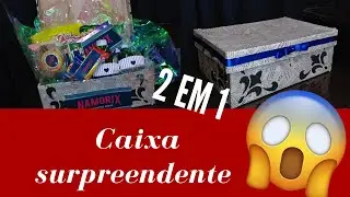 Diy para o dia dos namorados , melhor presente caixa namorix 2 em 1