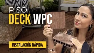 Cómo instalar pisos deck WPC 👷
