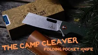 The Camp Cleaver Folding Pocket Knife | Camp Leather Goods