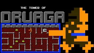 The Tower of Druaga (FC · Famicom) video game port | main quest and Another Druaga quest session 🎮