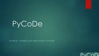 How to download and install python3