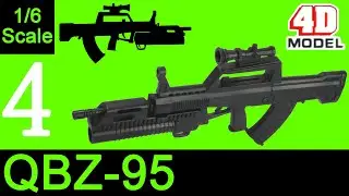 QBZ-95 1/6 scale model DETAILED review (Light weapon model series Vol. 1)