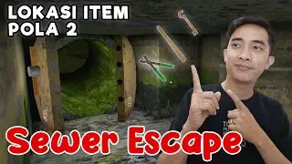 Cara Bermain Granny Dengan Lokasi Item Pola 2 Sewer Escape - Granny 1.8
