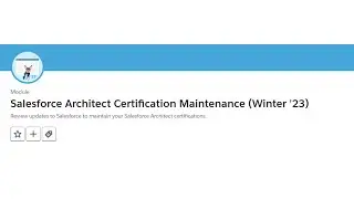 Integration Architect Certification for Winter ’23