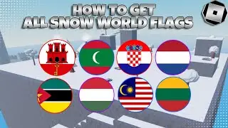 How to get All Snow World Flags In Find the Flags | Roblox