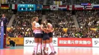 Semifinal 2 SET Parte 1 Mundial feminino de vôlei 2010 Brasil vs Japão