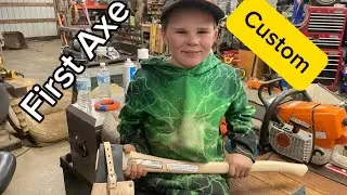 Customizing my boys first axe