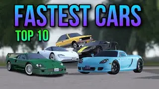 TOP 10 FASTEST CARS IN GREENVILLE! (Greenville Roblox)