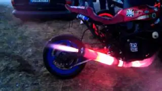 Байкер жжот