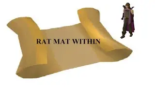 OSRS Anagram Clue | RAT MAT WITHIN | Challenge Scroll Answer | Quick