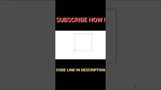 Simple square using python turtle - turtle programming #shorts #code #python