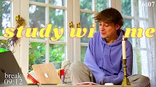 LIVE | 12-HOUR study with me 📚🌧 rain sounds & pomodoro timer 60 & 10