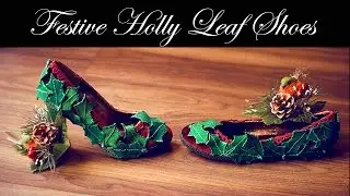 Frankie Lynn | Festive Holly Leaf Shoes