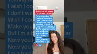 Can you duet this? Bad Liar #shorts