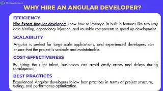 Why Hiring an Expert  Angular Developer