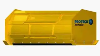 Rubber Edge Sno Pusher - Skid Steer Model