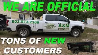 We Got My Junk Removal Truck Wrapped.... BEST DECISION YET???