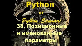 #38. Позиционные и именованные параметры | Python от Python Samurai