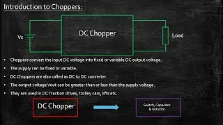 Introduction to Choppers | Power Electronics | Lecture 65